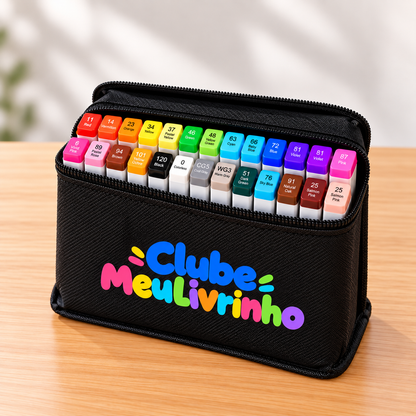 Kit 24 Canetinhas para colorir